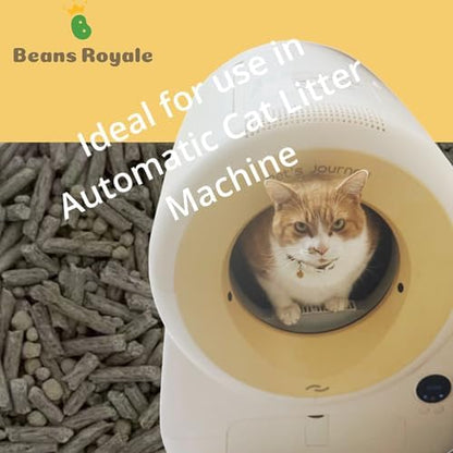 2pcs Pack (6L x 2) Tofu Cat Litter, Clumping Kitty Litter, Flushable,Pea Fiber,Dust Free, Odor Control, Low Tracking, Lightweight (Carbon Mixed)