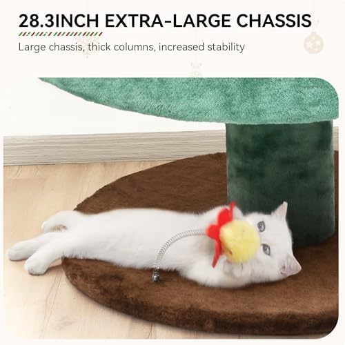 DWVO 63" Christmas Cat Tree with 2-Storey House