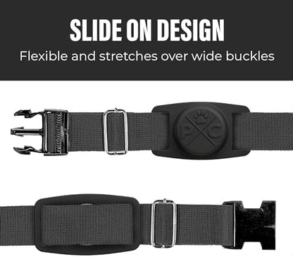 Pup Culture AirTag Dog Collar Holder, Extra-Durable, Lightweight, and Protective AirTag Case for Dog Collar