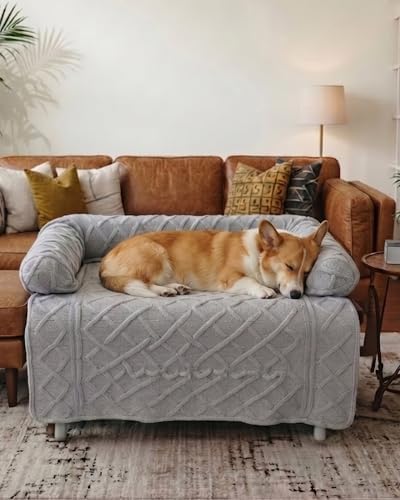 Calming Dog Bed/Mat for Couch,Luxury Dog Couch Bed Sofa Furniture Protector