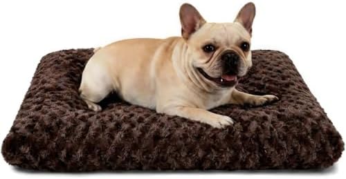 Dog Bed Medium Size, Plush Washable Pet Bed Mat, Dog Crate Bed 29"x21"
