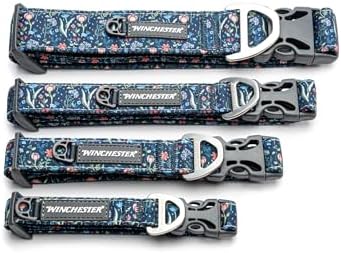 Winchester Printed Designer Dog Collar, Botanical Garden, XL