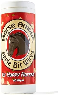 Horse Bit Wipes, Apple Scent, 40 Count