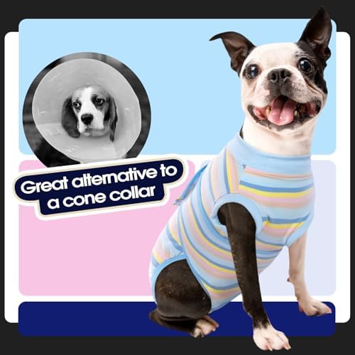 FUAMEY Dog Surgery Recovery Suit, Surgical Suit for Dogs Onesie for Surgery