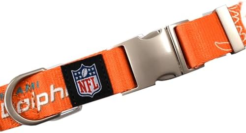 Littlearth NFL Detroit Lions Pet Premium Collar, Team Color, Small