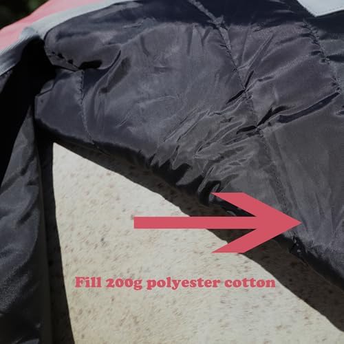 LEAFOREST 1200D Horse Turnout Blanket Waterproof 200g Fill Winter Cold Wet