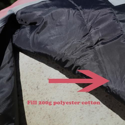 LEAFOREST 1200D Horse Turnout Blanket Waterproof 200g Fill Winter Cold Wet
