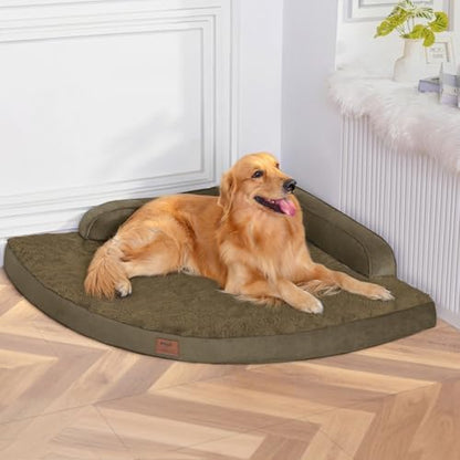 MEKIY Orthopedic Waterproof Dog Bed with Sides for Large Sizes Dogs
