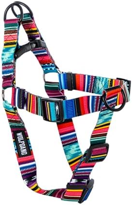 Wolfgang Heavy Duty Adjustable Dog Harness, Pull-Tested to Over 800 lbs for Walking & Training, Quetzal Print, Large | Heavy Duty Adjustable, Pull-Tested for Walking & Training