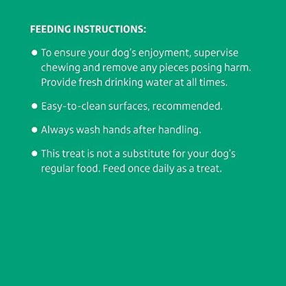 Amazon Brand - Wonder Bound Beef Flavor Dental Sticks for Large Dogs (Over 30 lbs), 6-Ridge Shape for Plaque & Tartar Control, Freshens Breath, Formulated with Vitamin C, 40 Count (Pack of 1)