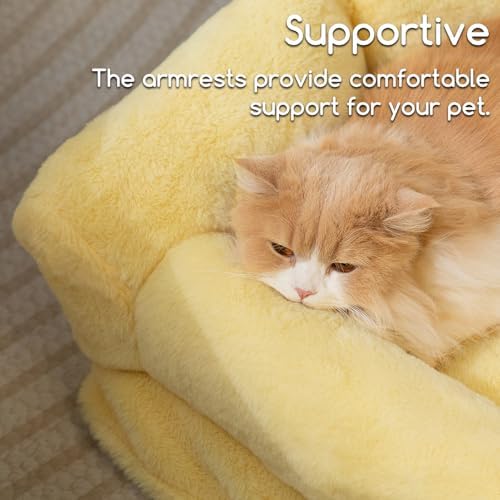Hollypet Small Dog Large Cat Bed Puppy Couch Beds for Pets up to 25 lbs