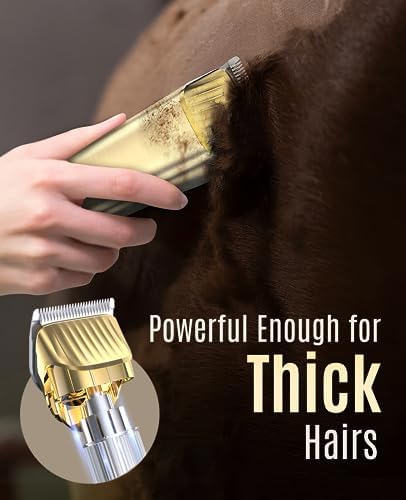 oneisall Cordless Horse Clippers for Horse Grooming RK 034