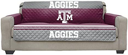 Pegasus Sports NCAA Microfiber Furniture Protector Cover with Elastic Straps