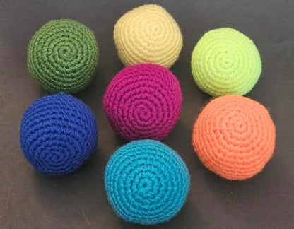Golden Bay, Handmade Pet Rattle Ball (Set of 3) Amigurumi Regular Knitting