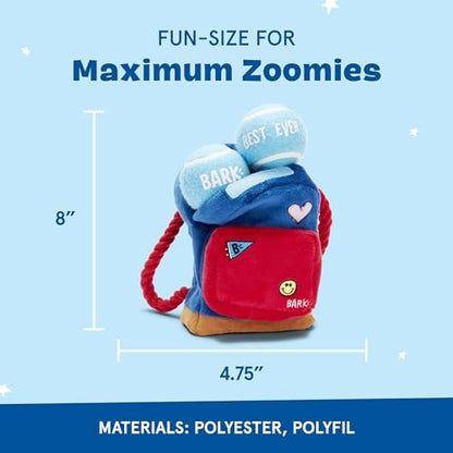 BarkBox Janspup Backpack 3-in-1 Interactive Plush Dog Toy