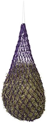 Weaver Equine Slow Feed Hay Net, 36” Small Hole Synthetic Rope Horse Hay Feeder for Slower Feeding, Ideal Horse Hay Net for Horse or Goat Shows