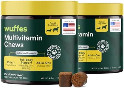 Wuffes Multivitamin Chews for Dogs, 60 ct (2-Pack)