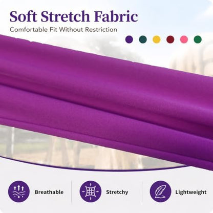 6 Pack Horse Tail Bags for Horses, Stretchy Tail Wraps with Tie Closure, Tail Protector for Grooming & Stable Use (Assorted Colors)