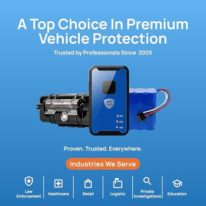 Brickhouse Security Spark Nano GPS Tracker for Vehicles, 140 Day Battery