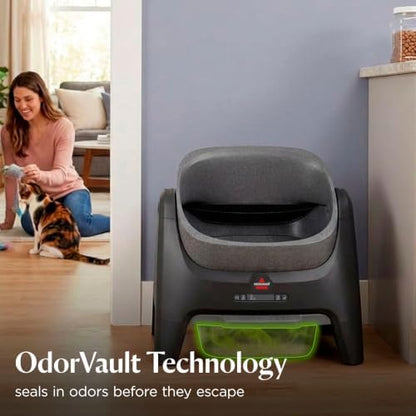 BISSELL CleanWell Automated Cat Litter Box, OdorVault, 4393