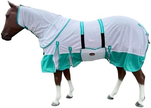 HILASON Horse Fly Sheet Breathable Mesh UV Protection Mosquito Bug Summer