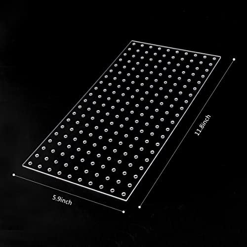 Yes!Fresh Acrylic Aquarium Fish Tank Divider Clear Kit Fit for All Type Aquarium Divider for 10 Gallon Fish Tank and Up to 950 Gallon Tank Divider (Kit C - 4 PCs 5.9"x11.8")