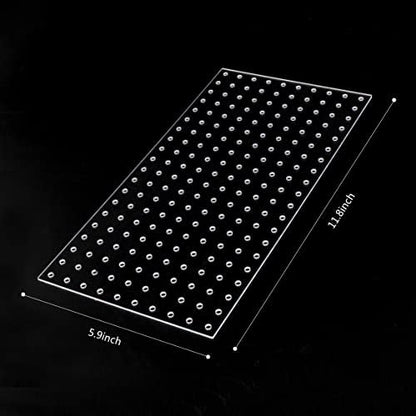 Yes!Fresh Acrylic Aquarium Fish Tank Divider Clear Kit Fit for All Type Aquarium Divider for 10 Gallon Fish Tank and Up to 950 Gallon Tank Divider (Kit C - 4 PCs 5.9"x11.8")