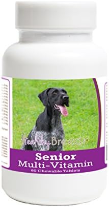 Healthy Breeds German Wirehaired Pointer Senior Dog Multivitamin Tablets 60 Count