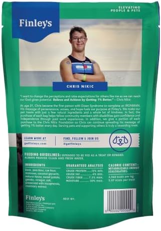 Finley's Training Treats Duck Soft Low Calorie Dog Treats, 16oz, 6 Pack
