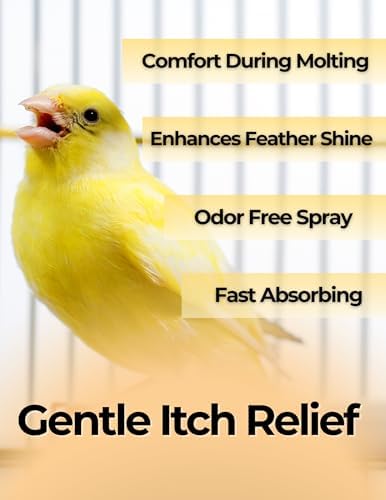 Dr. Orchard's Aloe Vera Bird Spray, Natural Bath Solution for All Birds, Itch Relief, Deep Hydration, Safe for Ingestion, Residue Free, 8.5 oz