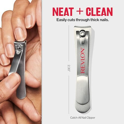 Revlon Catch-All Nail Clipper, 1 Count (Pack of 2)