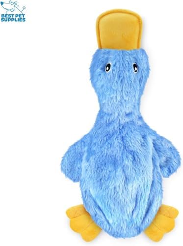 Best Pet Supplies Interactive Squeaky Dog Toy - Crinkle Duck Set