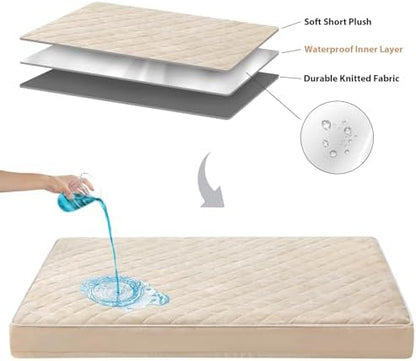 WNPETHOME Orthopedic Waterproof Large Sized Senior Dogs Bed for Comfy Sleep