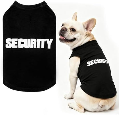 BINGPET Dog Security Shirt, Soft Cotton Puppy T-Shirt, Halloween Costumes
