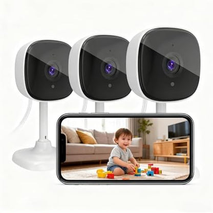 Home Cameras, AI Security Camera for Baby/Kids/Elderly/Dog/Cat Monitoring