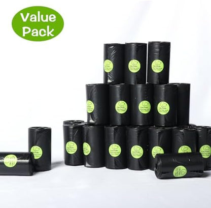 DREAM&GLAMOUR Dog Poop Bags,value pack,1200 Count Extra Thick and Strong Poop Bags for Dogs,60 Rolls,20 Doggy Bag Per Roll,Each Measures 9 x 13 Inches,Guaranteed Leak-Proof (Pack of 2)