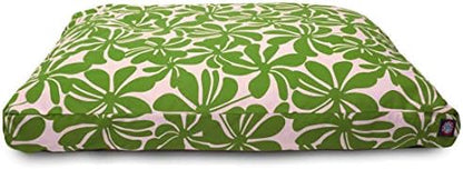 Majestic Pet Rectangular Dog Bed, X-Large, 50x42x5 in, Washable, Sage