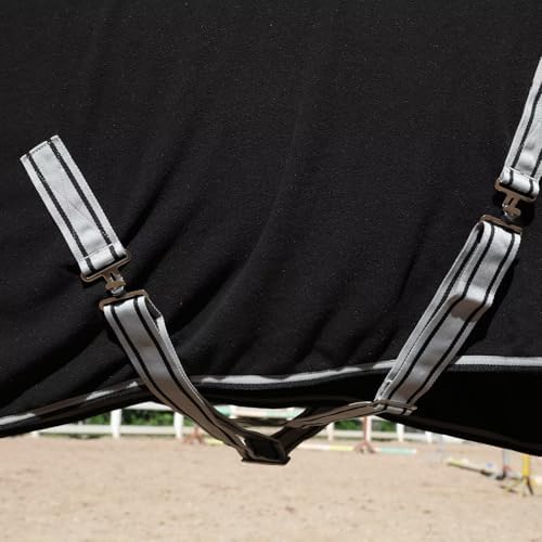 LEAFOREST Horse Fleece Blanket Exercise Cooler Liner Soft Moisture Wicking