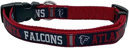 Pets First NFL Atlanta Falcons Licensed PET COLLAR, Large - Heavy-Duty, Strong, and Durable Dog Collar. Available in 31 Football Teams and 4 Sizes