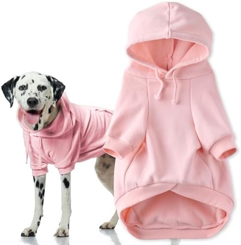 Pet Passion Rocky II Dog Hoodie, Pink, Medium