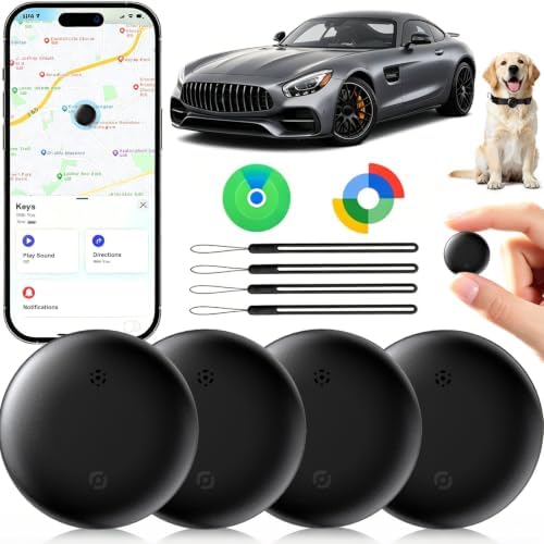 GPS Tracker for Vehicles No Subscription, iOS & Android Dual System