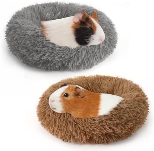 PETKNOWS 2-Pack Winter Guinea Pig Beds Hamster Bed Small Animal Hideout