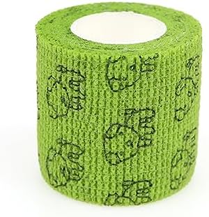 Self Adhesive Bandage Wrap Animal Cohesive Bandage Self Adherent Wrap First Aid Tape for Dogs Cats Horses Birds & Wrist Healing Ankle Sprain (2 Inch G Set 6 Rolls)