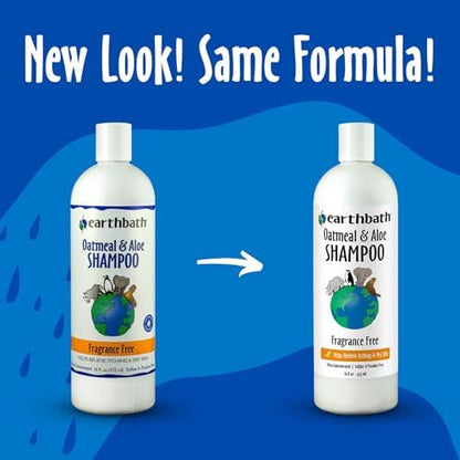 earthbath Oatmeal & Aloe Dog Shampoo, 16 fl oz (1 Pack)