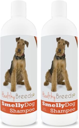 Healthy Breeds Airedale Terrier Smelly Dog Baking Soda Shampoo 8 oz (Pack of 2)