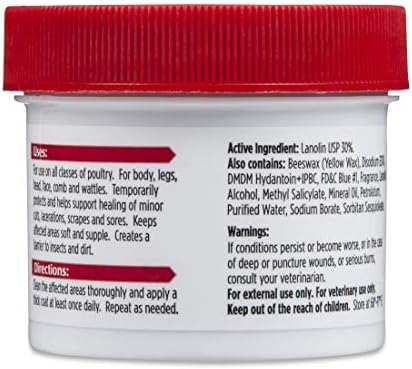 Manna Pro Hen Healer Multi-Purpose Ointment Helps Support Healing 2 Ounces