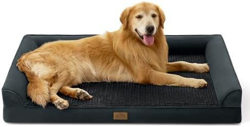 COZY KISS Orthopedic Dog Bed for Extra Large Dogs, U Shaped XXL 48x35 inch