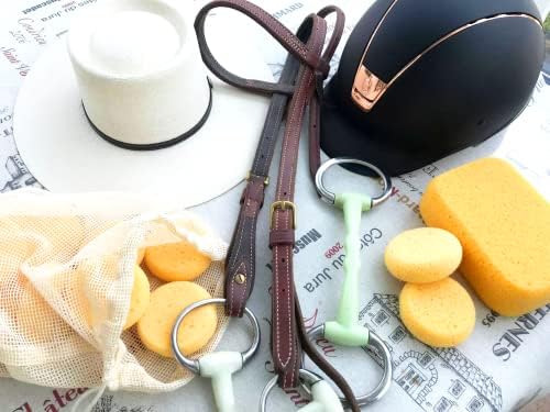 Premium Leather Care Synthetic Sponges 12pk, Horse Tack, Saddles Latex-Free