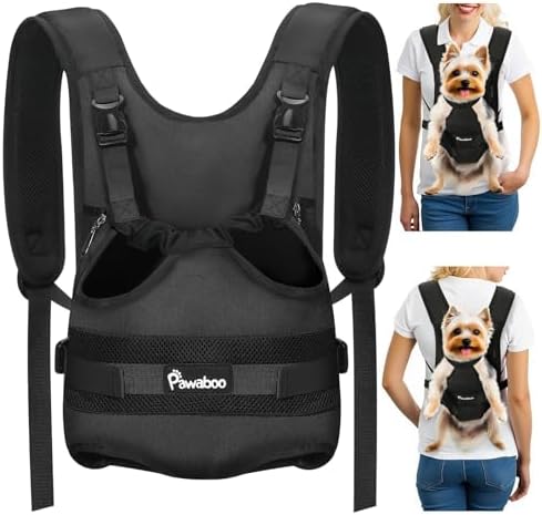 Pawaboo Pet Front Carrier Backpacks for Small Medium Dogs