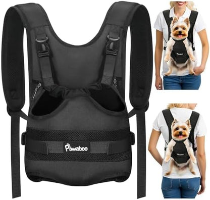 Pawaboo Pet Front Carrier Backpacks for Small Medium Dogs